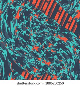 Seamless grunge abstract backdrop with chaotic pattern and grunge spots
