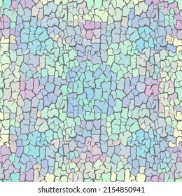 Seamless grunge abstract square pattern. Paint grunge cracks.