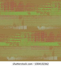 Seamless Grunge Background. Abstract Scratched Texture with Ragged Brushstrokes. Scribbled Grunge Rapport for Wallpaper, Fabric, Textile. Colorful Vector Background for your Design.