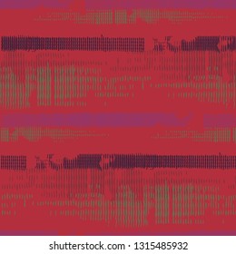 Seamless Grunge Background. Abstract Scratched Texture with Ragged Brushstrokes. Scribbled Grunge Rapport for Print, Fabric, Textile. Colorful Vector Background for your Design.