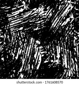 Fondo de fondo inmaculado. Textura de grano negro y blanco. Plantilla abstracta monocroma