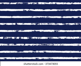 Seamless Grunge Black Stripes. Vector Illustration