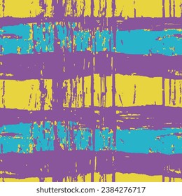 Seamless Grunge Black Vintage Rough Illustration Texture. Rainbow Seamless Dry Ink Splatter, Seamless Print. Dark Grunge Continuous Surf Graphic Grain Art. 