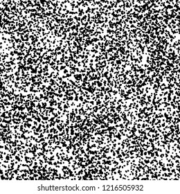 Seamless grunge black and white urban vector texture template. Grain noise distressed background. Abstract screen glitch noise design.