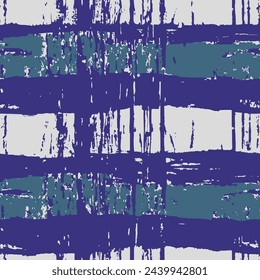 Seamless Grunge Bright Distressed Rough Brush Art. Hippie Repetitive Retro Damaged Decay, Seamless Design. Purple Grunge Continuous Overlay Brushed Spot Print. 