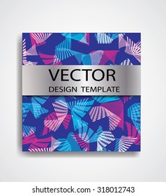 Seamless Grunge Brochures . Modern Vector Technology  , Cover or Flyer Template. 
