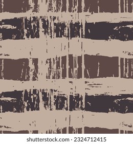 Seamless Grunge Desert Overlay Damaged Splash Art. Beige Endless Retro Messy Stain, Seamless Texture. Vintage Grunge Repetitive Distressed Ink Illustration Wall. 