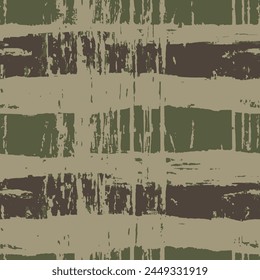 Seamless Grunge Green Abstract Grungy Sketch Art. Black Continuous Distressed Ancient Splatter, Seamless Pattern. Military Grunge Repeated Overlay Messy Decay Template. 