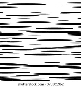 Seamless grunge grid black and white texture. Ink grunge brush