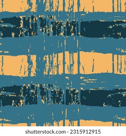 Nahtlose Grunge-Light Surf Dunkler Stein-Hintergrund. Gelber, wiederholter, trockener, kräftiger Stein, Nahtlose Oberfläche. Hippie Grunge Endlose Retro beschädigte farbige Hintergrund. 