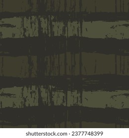 Seamless Grunge Military Abstract Distress Spot Background. Beige Seamless Retro Dusty Illustration, Seamless Texture. Brown Grunge Endless Dry Grungy Brush Template. 