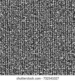 Seamless grunge natural-like vector texture on transparent background. Medium toned, ribbed variant.