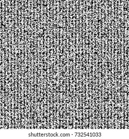 Seamless grunge natural-like vector texture on transparent background. Light, ribbed variant.