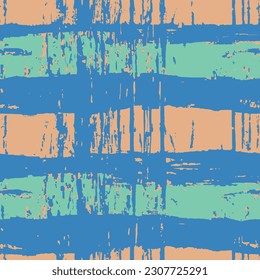 Superficie De La Superficie De La Tiras Impresionante De Naranja Grunge. Cepillo de angustia repetido colorido, Pared sin rompeolas. Patrón De Decadencia Gráfico De Verano Repetitivo De Grunge Arcoiris. 