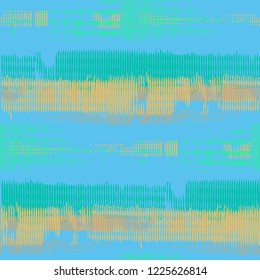 Seamless Grunge Pattern. Abstract Scratched Texture with Ragged Brushstrokes. Scribbled Grunge Pattern for Fabric, Cloth, Textile. Colorful Vector Background for your Design.