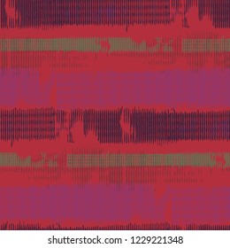 Seamless Grunge Pattern. Abstract Scratched Texture with Ragged Brushstrokes. Scribbled Grunge Pattern for Wallpaper, Fabric, Textile. Colorful Vector Background for your Design.