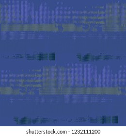 Seamless Grunge Pattern. Abstract Scratched Texture with Ragged Brushstrokes. Scribbled Grunge Motif for Cotton, Calico, Textile. Colorful Vector Background for your Design.