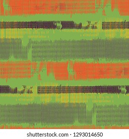 Seamless Grunge Pattern. Abstract Scratched Texture with Ragged Brushstrokes. Scribbled Grunge Rapport for Wallpaper, Print, Cotton. Colorful Vector Background for your Design.