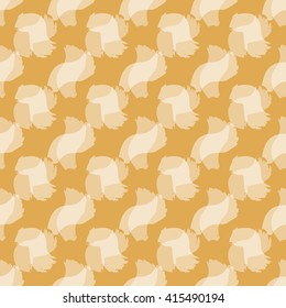 Seamless grunge pattern with brush strokes. Hand painted background.
