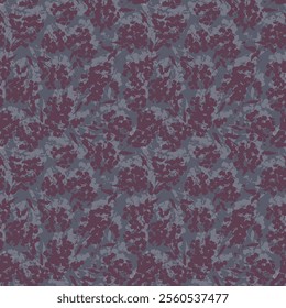 Seamless grunge pattern mix fog textures in coral on a violet and grey fond.