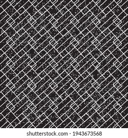 Nahtlose Grunge-Muster mit dunkelweißen Segmenten