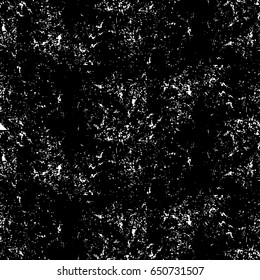 Seamless grunge pattern with small scratches, drops, dots, dust, fading. Urban design. Vector illustration. Black and white color 