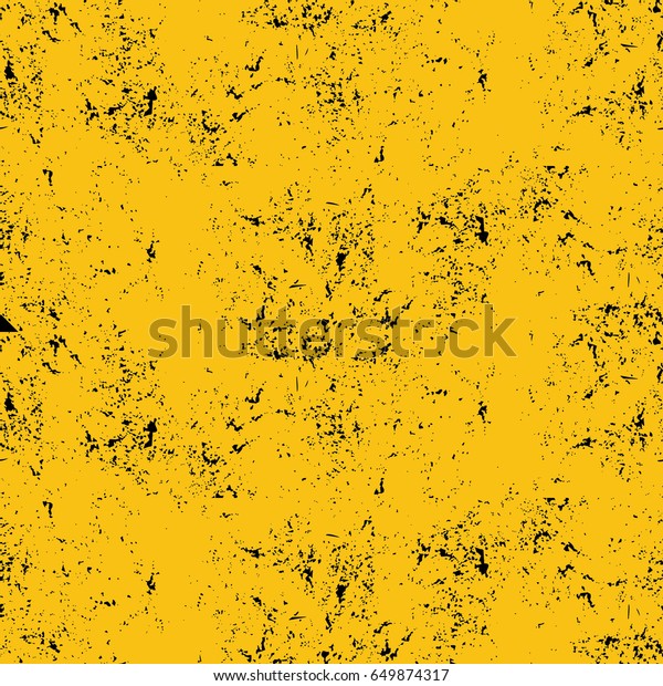 Seamless grunge pattern with small scratches,\
drops, dots, dust, fading. Urban design. Vector illustration.\
Orange and black\
color