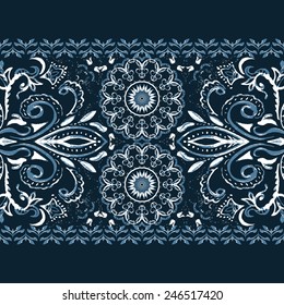 Seamless grunge pattern for textile