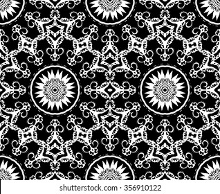 Seamless grunge pattern for textile, hand drawn watercolor background