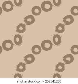 Seamless Grunge Pattern of Tracing Brush Strokes