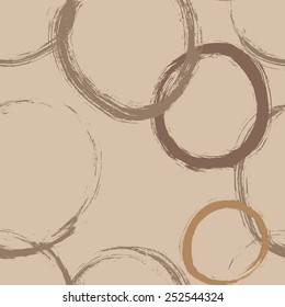 Seamless Grunge Pattern of Tracing Brush Strokes