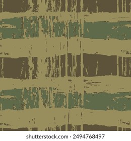 Seamless Grunge Retro Overlay Grainy Chalk Pattern. Vintage Repeated Retro Shape Paint, Seamless Template. Light Grunge Repetitive Distressed Rough Spot Wall. 