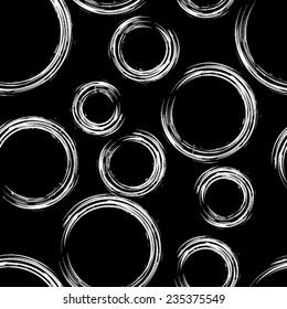 Seamless grunge ring illustration 