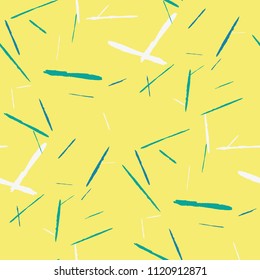 Seamless Grunge Stripes.
 Abstract Scratched Texture with Brush Strokes. Scribbled Grunge Pattern for Tablecloth, Wallpaper, Linen. Retro Vector Background with Stripes