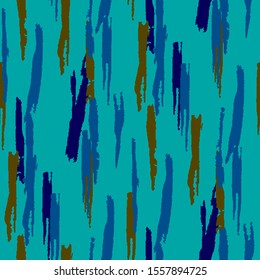 Seamless Grunge Stripes. Abstract Texture with Horizontal Dry Brush Strokes Scribbled Grunge Rapport for Print, Cloth, Textile. Retro Vector Background