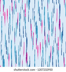 Seamless Grunge Stripes Background. Modern Scribbled Grunge Rapport for Dress, Curtain, Paper. Abstract Color Background with Scribbled Stripes. Vector Texture for your Design.