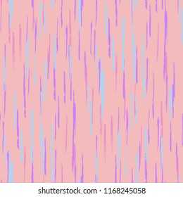 Seamless Grunge Stripes Background. Retro Scribbled Grunge Pattern for Print, Cloth, Textile. Abstract Color Background with Scribbled Stripes. Vector Texture for your Design.
