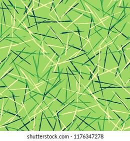 Seamless Grunge Stripes Background. Retro Scribbled Grunge Rapport for Cotton, Print, Calico. Abstract Color Background with Scribbled Stripes. Vector Texture for your Design.