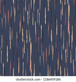 Seamless Grunge Stripes Background. Retro Scribbled Grunge Rapport for Chintz, Curtain, Paper. Abstract Color Background with Scribbled Stripes. Vector Texture for your Design.