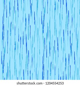 Seamless Grunge Stripes Background. Retro Scribbled Grunge Pattern for Cotton, Calico, Textile. Abstract Color Background with Scribbled Stripes. Vector Texture for your Design.