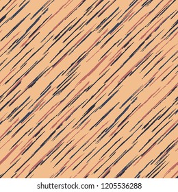 Seamless Grunge Stripes Background. Retro Scribbled Grunge Motif for Print, Cloth, Fabric. Abstract Color Background with Scribbled Stripes. Vector Texture for your Design.