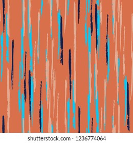 Seamless Grunge Stripes Background. Retro Scribbled Grunge Rapport for Print, Cloth, Textile. Abstract Color Background with Scribbled Stripes. Vector Texture for your Design.