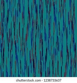 Seamless Grunge Stripes Background. Retro Scribbled Grunge Rapport for Linen, Paper, Tablecloth. Abstract Color Background with Scribbled Stripes. Vector Texture for your Design.