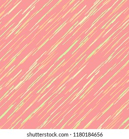 Seamless Grunge Stripes Background. Trendy Scribbled Grunge Rapport for Print, Fabric, Cloth. Abstract Color Background with Scribbled Stripes. Vector Texture for your Design.