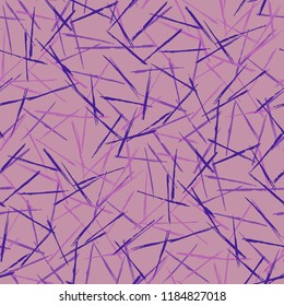 Seamless Grunge Stripes Background. Trendy Scribbled Grunge Rapport for Chintz, Linen, Paper. Abstract Color Background with Scribbled Stripes. Vector Texture for your Design.