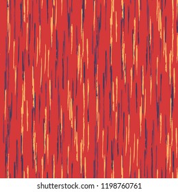 Seamless Grunge Stripes Background. Trendy Scribbled Grunge Rapport for Print, Fabric, Textile. Abstract Color Background with Scribbled Stripes. Vector Texture for your Design.
