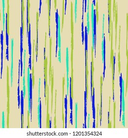Seamless Grunge Stripes Background. Trendy Scribbled Grunge Rapport for Wallpaper, Print, Textile. Abstract Color Background with Scribbled Stripes. Vector Texture for your Design.