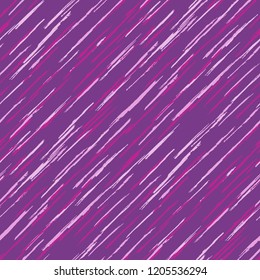 Seamless Grunge Stripes Background. Trendy Scribbled Grunge Rapport for Cotton, Calico, Textile. Abstract Color Background with Scribbled Stripes. Vector Texture for your Design.