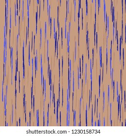 Seamless Grunge Stripes Background. Trendy Scribbled Grunge Motif for Linen, Paper, Tablecloth. Abstract Color Background with Scribbled Stripes. Vector Texture for your Design.