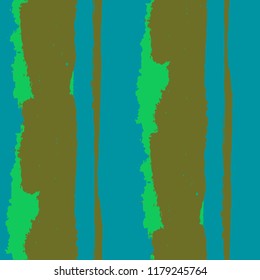 Seamless Grunge Stripes. Painted Lines. Texture with Vertical Dry Brush Strokes. Scribbled Grunge Motif for Linen, Fabric, Wallpaper. Retro Vector Background with Stripes